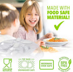 HOVER COVER Magnetic Splatter Cover, 12-Inch Clear BPA-Free Food Lid, Vented Plate Guard with Steam Vents, Anti-Splash Microwave Lid, Dishwasher Safe, Space-Saving Magnetic Storage - Ivory