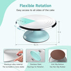 Cake Decorating Kit, 138pcs Cake Decorating Supply with 12 Inch Aluminium Cake Turntable, 64 Numbered Icing Piping Tips, 2 Spatulas, 3 Icing Comb Scraper and Leveller, Piping Bags,cake decorating tool
