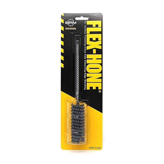 Brush Research BC10032 FLEX-HONE®, 1" (25.4mm) Diameter, 320 Grit, Silicon Carbide, For Mild Steel, Stainless Steel, Cast Iron and Softer Ferrous Materials