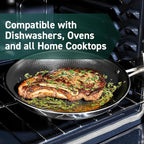 HexClad Hybrid Nonstick 22-Piece Cookware Set, 6Pc Pan Set, 6-Piece Pot Set with 2 Trivets, 10" Wok, 6-Piece Essential Knife Set, and Magnetic Knife Block