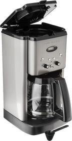 Cuisinart 12 Cup Brew Central Maker Coffee Maker2, Black Stainless Steel, DCC-1200BKSNAS