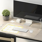 38" x 70" Clear Table Cover Protector, Waterproof & Durable, Rectangular Plastic Tablecloth for Dining Room, Kitchen, Office
