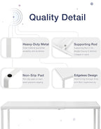 Nxconsu Cabinet Shelf Expandable Organizer Riser Rack for Kitchen Pantry Cupboard Under Sink Countertop Home Organization Extra Storage Space Saver Heavy Duty Metal Edgeless Design White Large