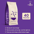 Coffee Bean Direct 0 Dark 30 Blend, Whole Bean Coffee, Mixed Roast Level, 2.5 Pound Bag (Pack of 1)