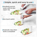 Vacuum Sealer, vacuum sealer for food, handheld vacuum sealer(Vacuum Sealers+ 10 reusable vacuum seal bags)
