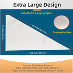 XXXL 25 Inch Extra Large Piping Bags,100 Pack Disposable Pastry Bags,Thick Anti-Burst Icing Piping Pastry Bags For Frosting Decorating Cake Cupcake Cookie (XXXL Large 25 Inch-100 Pack)