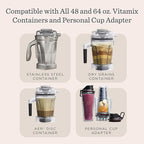 Vitamix Explorian with Programs, Three Blending Programs, Professional-Grade Blender for Smoothies and More, Self-Cleaning Kitchen Appliance, 64 Oz Container, Black (Renewed Premium)