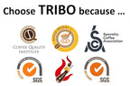 Tribo Coffee Single-Serve Portable Pour Over Drip Coffee - Variety - 10 Servings (Light, Medium & Med-Dark Roasts)