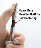 Engine Cylinder Hone Tool 2"-7" Diameter Adjustable Deglazer Kit with 3-Piece 4" Long Stones 220 Grit