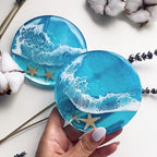 4 PCS Thickened Coaster Resin Molds, Coaster Silicone Molds for Epoxy Resin, Coaster Molds for Resin Casting, Epoxy Resin Molds for DIY Resin Coasters Bowl mats, Candle Holders, Home Decoration