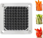 WICHEMI Replacement Chopper Blade 3/8" Stainless Steel Onion Chopper Dicer Blades and Pusher Block for Tomato Dicer French Fry Cutter