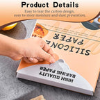 Parchment Paper Sheets 200Pcs, 6 * 8 in Precut Non-Stick Baking Parchment Paper for Oven Liners/Air Fryer/Grilling,White Parchment Sheets for Baking Air Fryer Paper Liners