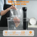 Wevac Vacuum Sealer Bags – 100 Count (6″×10″ & 8″×12″), Heavy-Duty BPA-Free Food Storage Bags, Puncture-Resistant, Freezer & Sous Vide Safe, Compatible with All Vacuum Sealers