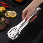 2 Pack Kitchen Tongs Stainless Steel Locking Cooking Barbecue Grilling Food Tongs Kitchen Clamps Sturdy High Resistant Heat Tongs (4PC (7inch,9inch,12inch,14inch))