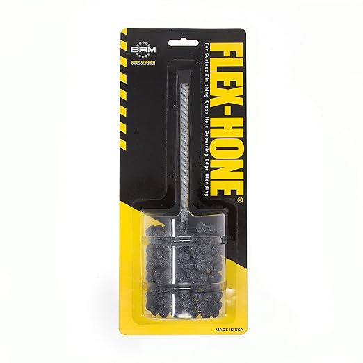 Brush Research BC23860 FLEX-HONE®, 2-3/8" (60.3mm) Diameter, 60 Grit, Silicon Carbide, for Mild Steel, Stainless Steel, Cast Iron and Softer Ferrous Materials