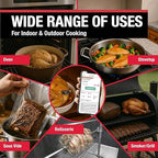 CDN Smart Probe Bluetooth Meat Thermometer | Wireless Digital Thermometer with NSF Certified Probe | Remote Temperature Monitoring via App for iOS & Android | for Oven, BBQ, Grill, Smoker | STP212
