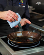 Matfer Bourgeat Black Carbon Steel Frying Pan, 17 3/4"