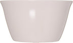 Carlisle FoodService Products Dallas Ware Reusable Plastic Bowl Bouillon Cup Bowl for Home and Restaurant, Melamine, 8 Ounces, Bone, (Pack of 24)