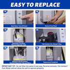 80 Canister Substitute for Aprilaire 800 Replacement Canister OEM, 80 Steam Canister Replacement for Aprilaire 800 Canister, 80 Canister for Aprilaire 800 801 865 866 Whole House Humidifiers 2 Pack