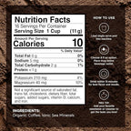 VitaCup Mineral Coffee Pods with Trace Minerals, Hydrate, Replenish & Restore, w/Sea Minerals, Electrolytes, Organic Coffee, Medium Dark Roast, Single Serve Pod Compatible w/Keurig K-Cup Brewers,64 Ct