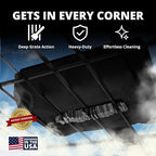 Grill Rescue BBQ Replaceable Scraper Cleaning Head, [Rescue-Upgraded], Bristle Free, Durable and Unique Scraper Tools for Cast Iron or Stainless-Steel Grates, Barbecue Cleaner (Ultra Pro Head)