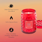 VOLUSPA Cherry Gloss 18 oz Scented Coconut Wax Candle for Home Fragrance