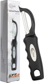 Premium Swivel Peeler- Super Sharp Stainless Steel Blades for fast and efficient Kitchen Prep- Ergonomic Handle- Dishwasher Safe- Equipped with sharp tip to remove Blemishes on Vegetables