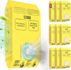 10 Pack Kenmore Canister Vacuum Cleaner Bags Compatible With Type C/Q 5055, 50555, 50557, 50558 and Type C-5, C-18, 53292, 200, 400, 600, 700, 800 Series