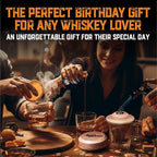 Whiskey Smoker Kit with Torch and Old Fashioned Syrup - 8 Flavors Wood Chips - Bourbon Gifts for Men, Cocktail Smoker kit - USA Oak Smoke Lid (No Butane)