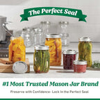 Ball Mason 4oz Quilted Jelly Jars with Lids and Bands, Set of 12