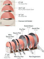 Caraway Deluxe Non-stick Ceramic Cookware Set (16 Piece) Pots, Frying Pans, Lids and Kitchen Storage - PFAS & PFOA Free - Oven Safe Pan Set & Compatible with All Stovetops - Perracotta