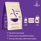 Coffee Bean Direct Organic Bali Blue Moon, Whole Bean Coffee, Light Roast, 1 Pound Bag (Pack of 1)