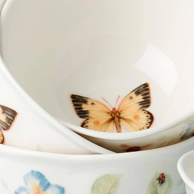 Lenox 880122 Butterfly Meadow 4-Piece Dessert Bowl Set