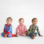 Little Sleepies Pajamas for Baby Boys & Girls, Viscose from Bamboo Baby Pajamas, Preemie & Newborn Sleepers, 2-Way Zipper PJs