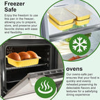 20 Pack 5LB Gold Aluminum Foil Pans with Lids Heavy Duty 11"×8"×2" Foil Food Containers with Lids, Tin Foil Pans for Baking, Meal Prep, Freezer, Heating and Takeout