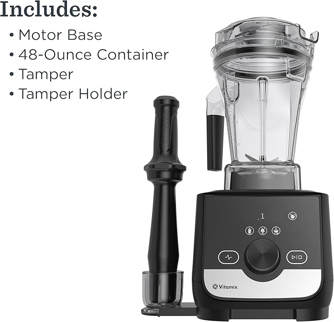 Vitamix Ascent Series X3 Blender with Three Blending Programs, Self-Cleaning Program, Professional-Grade Blender for Smoothies, Soups and More, Stainless-Steel Blades, 48 Oz Container, Shadow Black