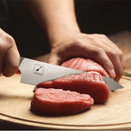imarku Japanese Chef Knife, 8 Inch Damascus Kitchen Knife, Chef's Knives with Unique Design Wood Handle, Powder Steel Forged Super Sharp Knife With Gift Box, Birthday Gift&Christmas Gift for Families