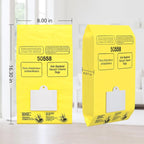 10 Pack Kenmore Canister Vacuum Cleaner Bags Compatible With Type C/Q 5055, 50555, 50557, 50558 and Type C-5, C-18, 53292, 200, 400, 600, 700, 800 Series