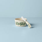 Lenox 804420 Hosting The Holidays Dip Bowl & Spreader, Christmas