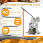 Manual Dough Divider 36pcs Bread Cutting Machine 1.06oz-5.64oz(30g-160g) Equal Dough Lump Spacer Table Top Cookie Fillings Piece Cutter with 2 Stainless Steel Basin for Bakery