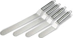 NewlineNY Professional Baker’s All Stainless Steel 4 Spatula Set – 6” 8” 10” and 12” Offset Blades for Better Icing Frosting Decorating
