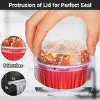EUSOAR Mini Cake Pans with Lids, 200pcs 5oz Disposable Foil Cups with Lids for Creme Brulee Flan Cheesecake Dessert, Mini Aluminum Baking Mold Container for Wedding Party Single Serving Holiday