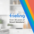 Frieling Maple Rolling Pin with Handles - 2.4-in x 12-in Barrel, Natural Wood - Baking Essentials, Pastry Roller & Pizza Dough Roller