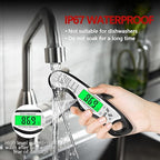 Meat Thermometer Digital，IP67 Waterproof Cooking Thermometer with Backlight, Calibration & Hold Function，Food Thermometer for Cooking,Outdoor Grilling，Suitable as Stocking Stuffers for Men