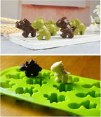 Candy Molds Ice Cube Trays Chocolate Molds, Silicone Molds Including 3 Dinosaur for Making Ice