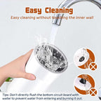 Simple Milk Frother, 2 in 1 Milk Steamer and Frother, Electric Milk Steamer, Milk Warmer and Hot Milk Foam Maker for Latter, Macchiato, Cappuccinos (White)