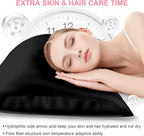 Mulberry Silk Pillow Cases 2 Pack Standard Size 20x26 Inches with Hidden Zipper, Ultra Smooth and Soft Breathable Cooling Silk Satin Pillowcase Set of 2, Better for Hair and Skin, Gifts for Women Men