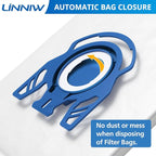 20 Pack 3D Airclean GN Vacuum Bags Compatible with Miele Classic C1, Complete C1, Complete C2, Complete C3, S227 S240, S270, S400, S2, S5, S8 Series Canister Vacuum Cleaner