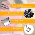 Corn Cob Stripper,2025 NEW Long Handle Stainless Steel Corn Stripping Tool,Fast Corn Peeler for Corn,Suitable for Home Kitchens, Restaurant Chefs, Outdoor Dining Enthusiasts(2PCS)