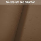 Leather Dresser Cover,1.8mm Thick,14x78 Inch,Dresser Protector Top,Dresser Top Protector,Dresser Cover Top,Dresser Top Cover,Dresser Cover Top for Bedroom.(Mud Color+Champagne Gold,14x78)